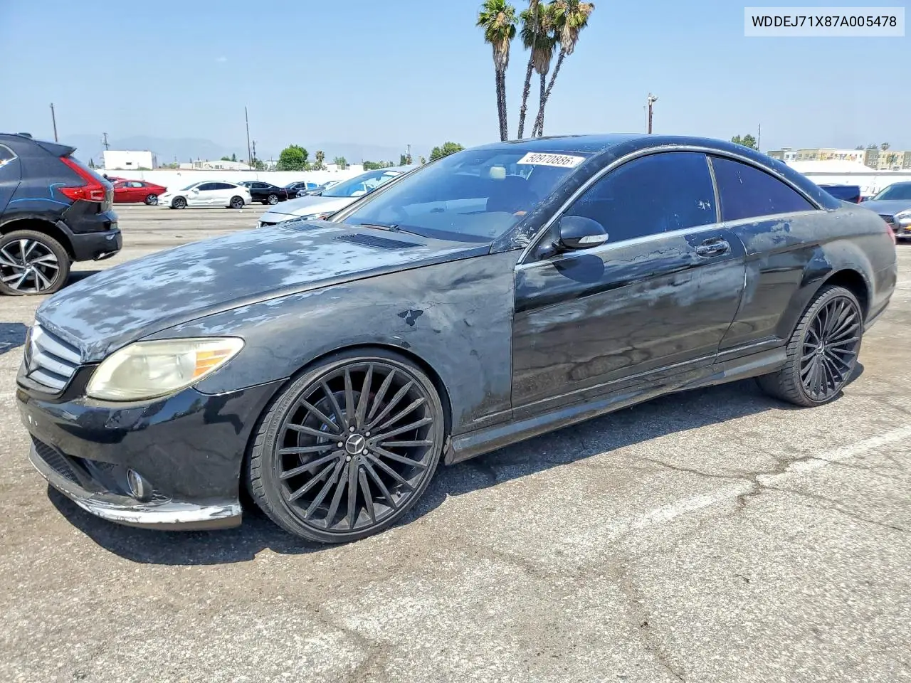 2007 Mercedes-Benz Cl 550 VIN: WDDEJ71X87A005478 Lot: 50970886