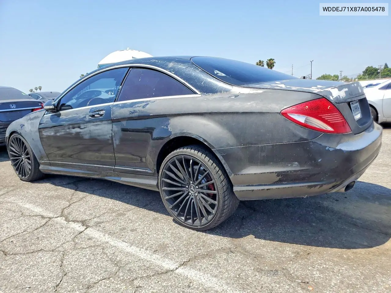 2007 Mercedes-Benz Cl 550 VIN: WDDEJ71X87A005478 Lot: 50970886