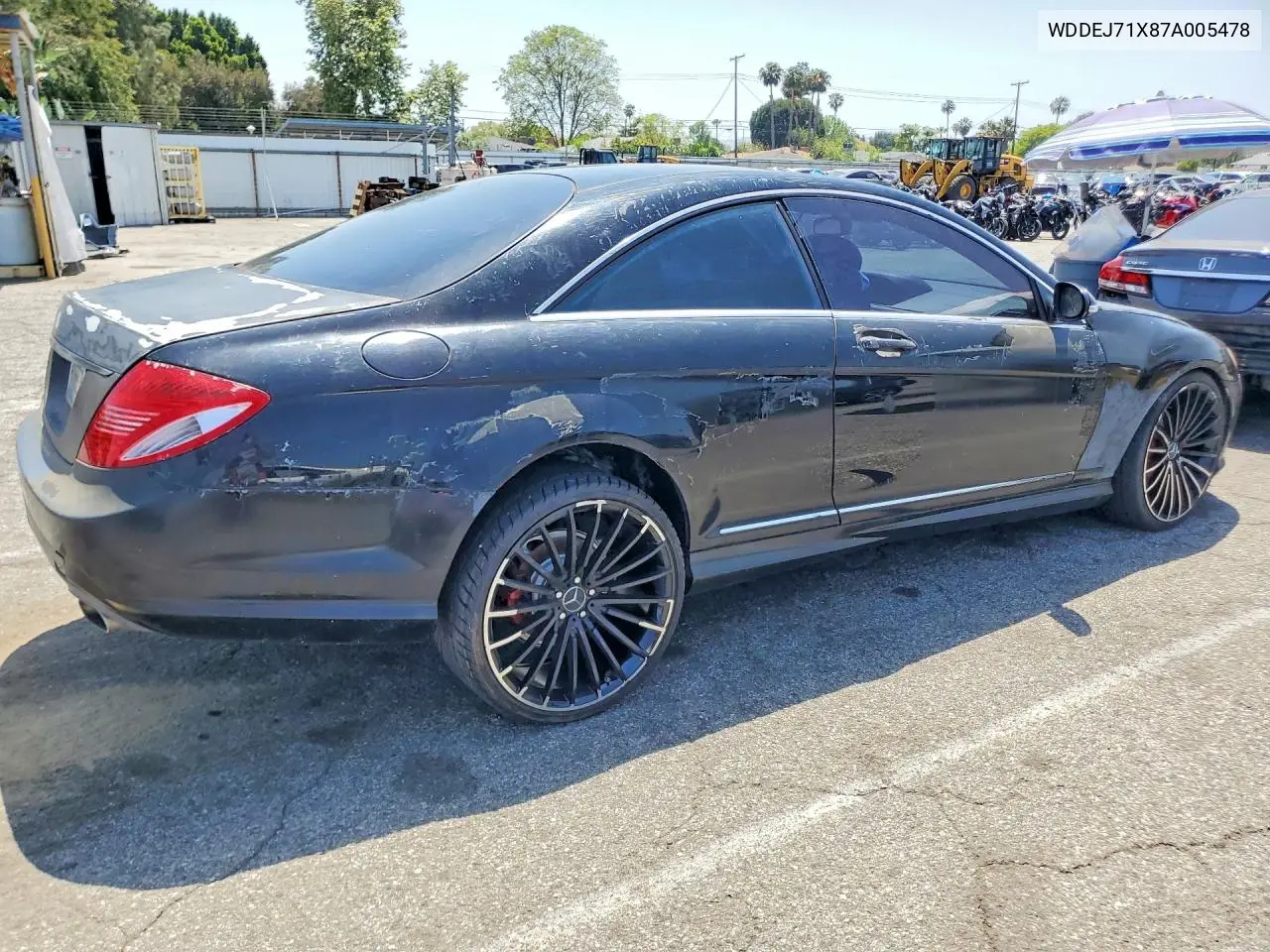2007 Mercedes-Benz Cl 550 VIN: WDDEJ71X87A005478 Lot: 50970886