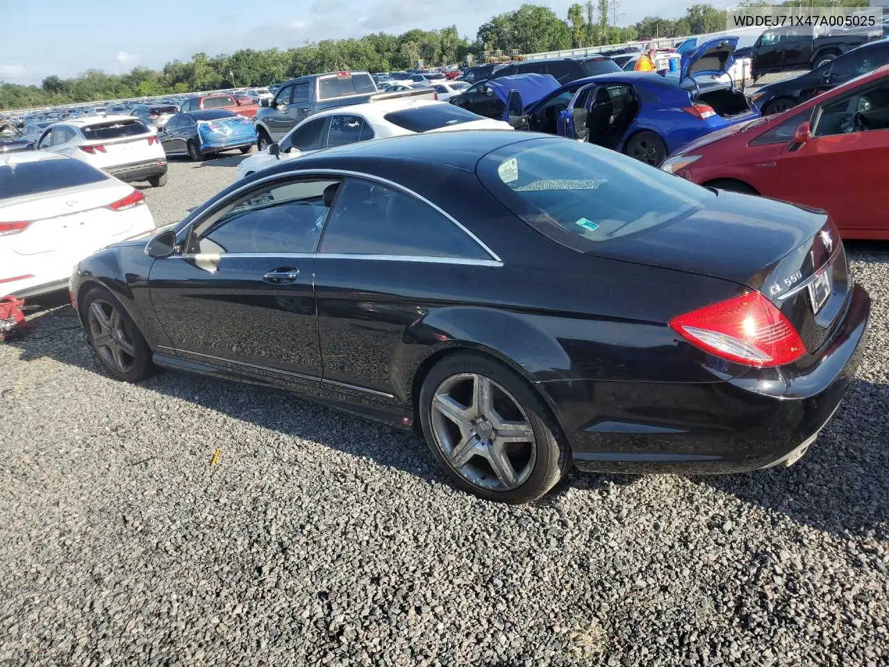 2007 Mercedes-Benz Cl 550 VIN: WDDEJ71X47A005025 Lot: 55892196