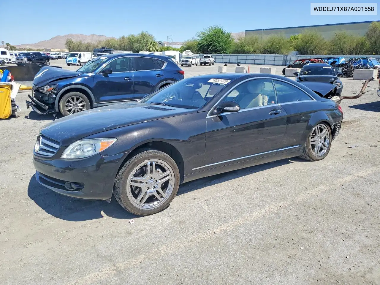 2007 Mercedes-Benz Cl 550 VIN: WDDEJ71X87A001558 Lot: 59232746