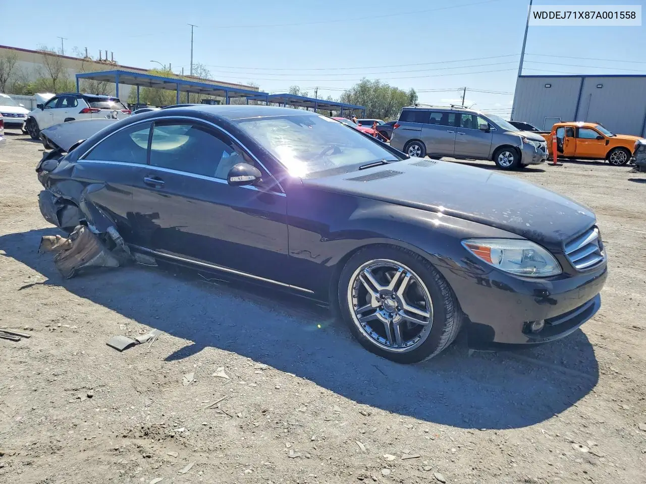 2007 Mercedes-Benz Cl 550 VIN: WDDEJ71X87A001558 Lot: 59232746