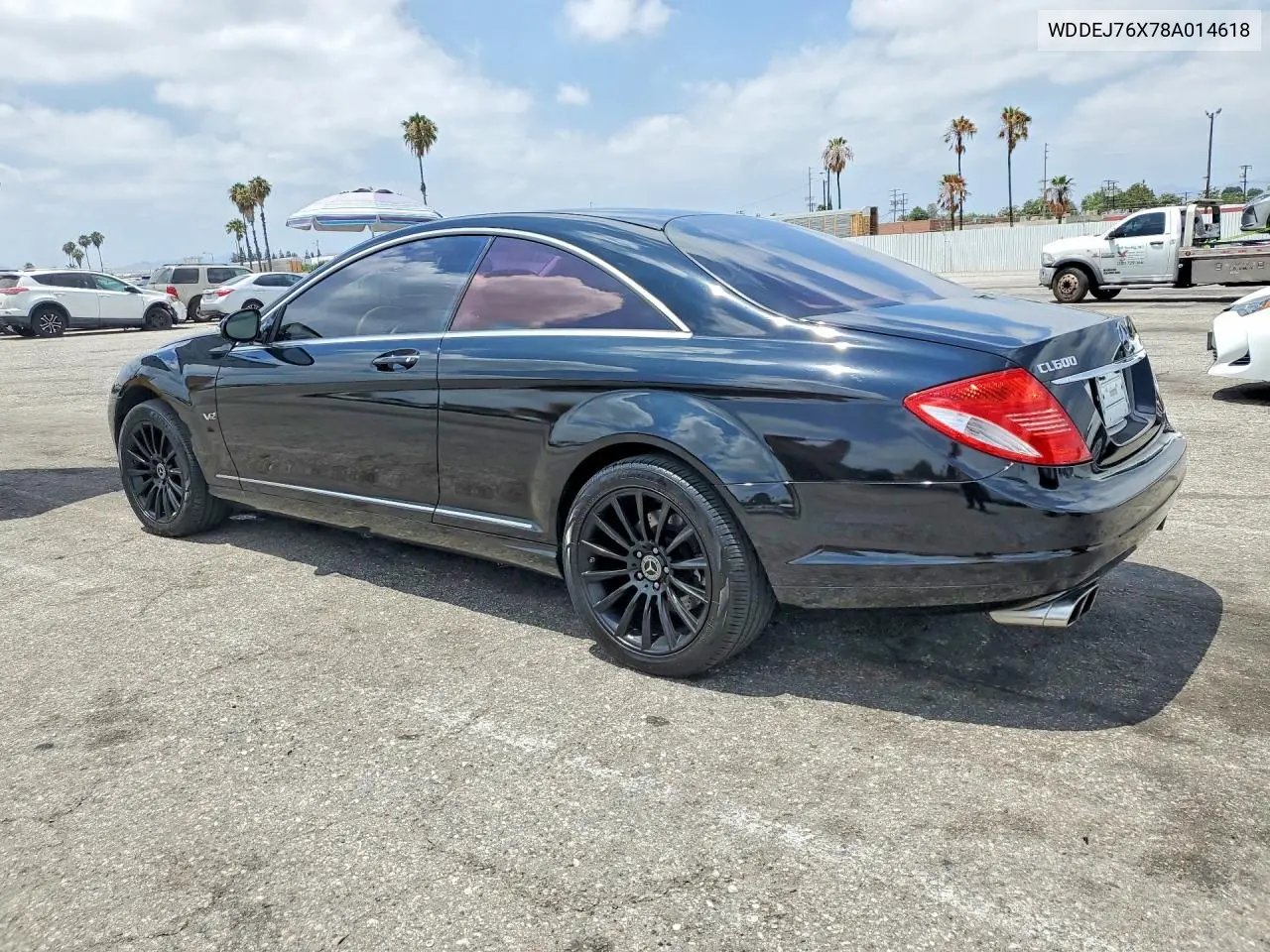 2008 Mercedes-Benz Cl 600 VIN: WDDEJ76X78A014618 Lot: 59252726