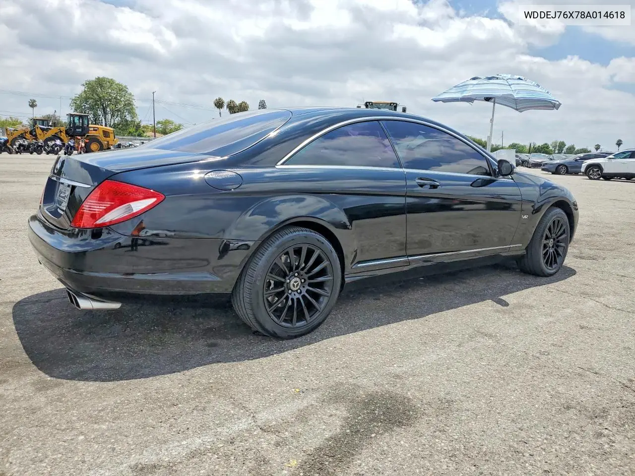 2008 Mercedes-Benz Cl 600 VIN: WDDEJ76X78A014618 Lot: 59252726