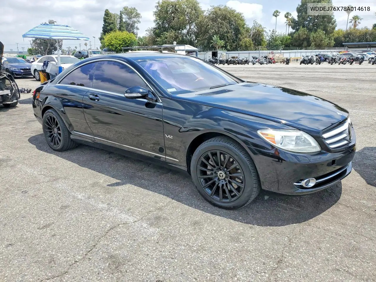 2008 Mercedes-Benz Cl 600 VIN: WDDEJ76X78A014618 Lot: 59252726