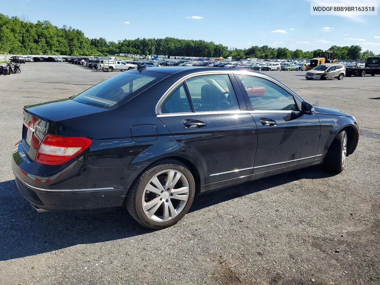 2011 Mercedes-Benz Cl Class C VIN: WDDGF8BB9BR163518 Lot: 56325146