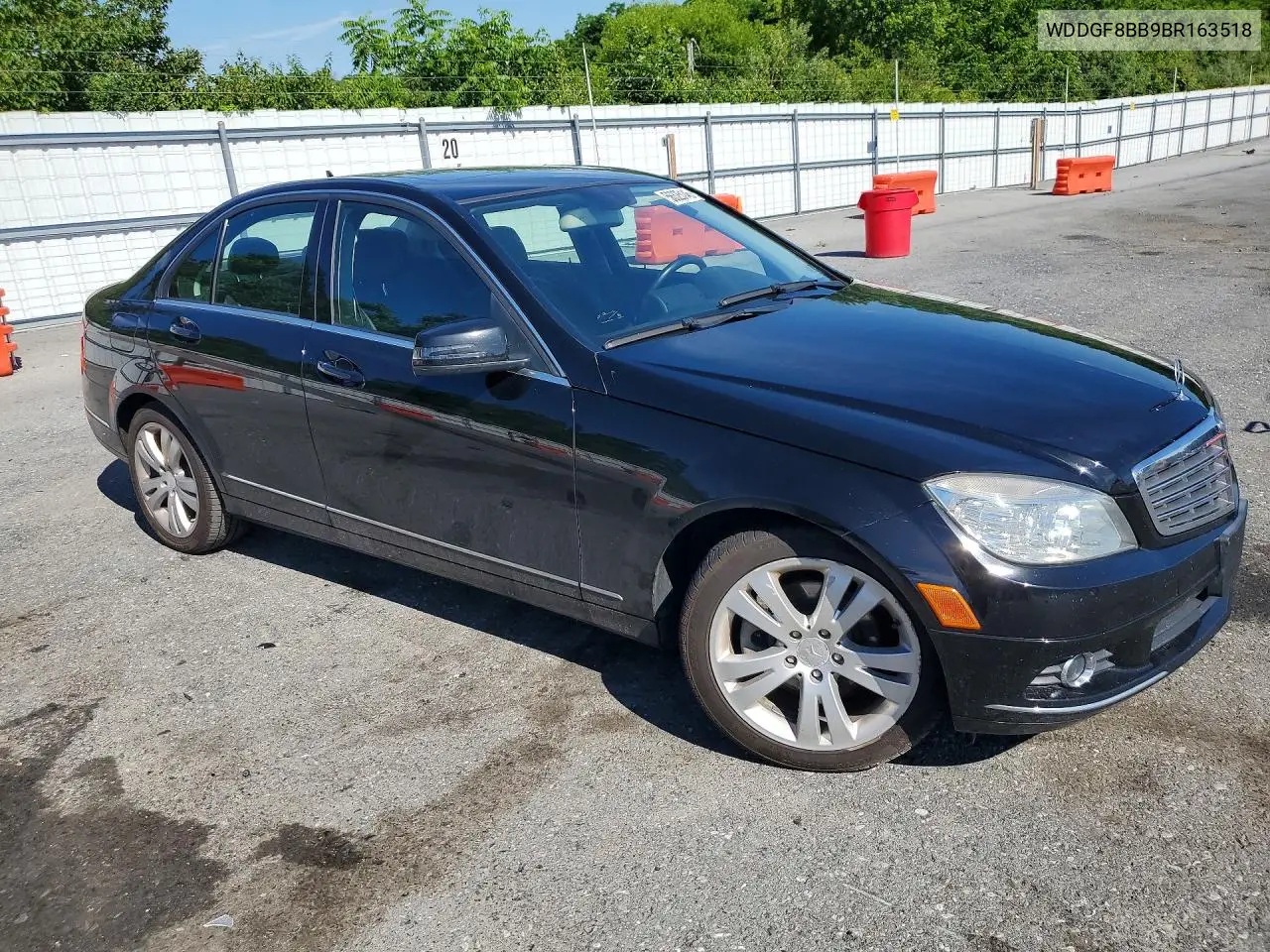 2011 Mercedes-Benz Cl Class C VIN: WDDGF8BB9BR163518 Lot: 56325146