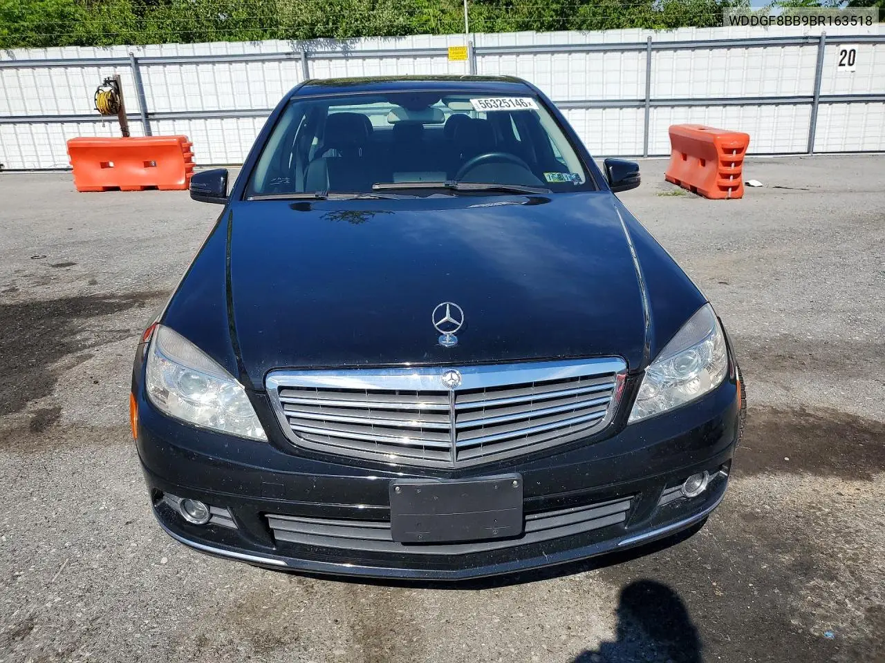 2011 Mercedes-Benz Cl Class C VIN: WDDGF8BB9BR163518 Lot: 56325146
