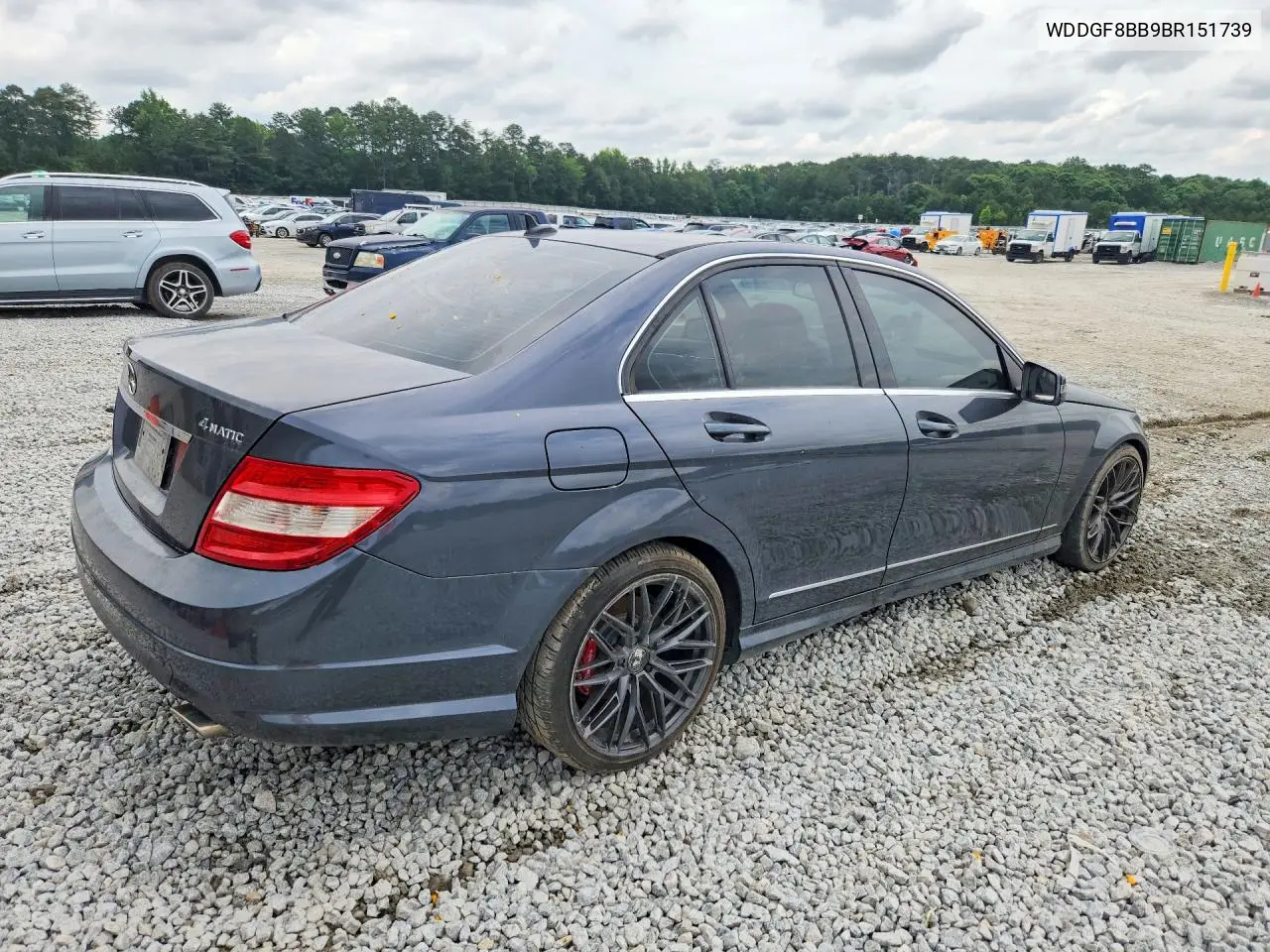2011 Mercedes-Benz Cl-Class C VIN: WDDGF8BB9BR151739 Lot: 56707246