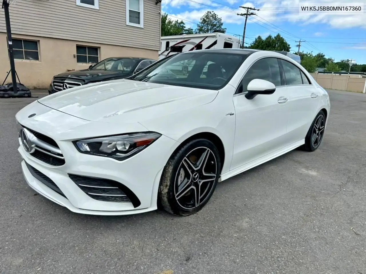 2021 Mercedes-Benz Cla Amg 35 4Matic VIN: W1K5J5BB0MN167360 Lot: 55375456