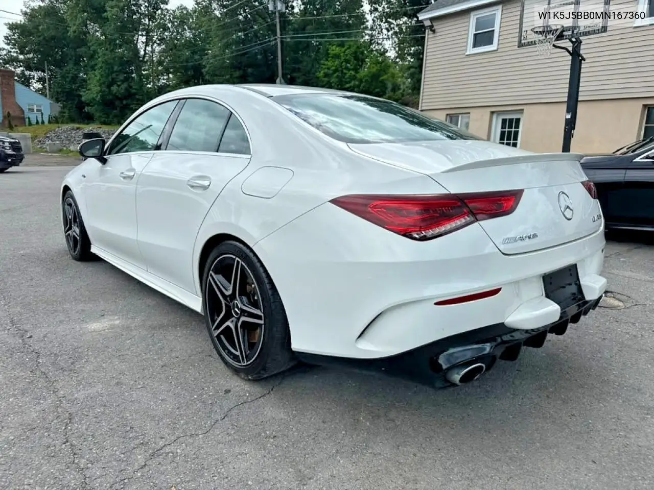 2021 Mercedes-Benz Cla Amg 35 4Matic VIN: W1K5J5BB0MN167360 Lot: 55375456