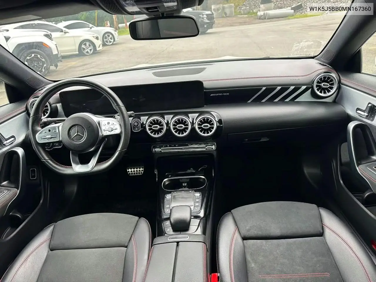 2021 Mercedes-Benz Cla Amg 35 4Matic VIN: W1K5J5BB0MN167360 Lot: 55375456