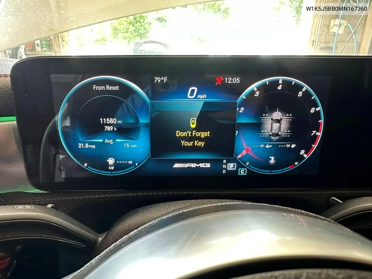 2021 Mercedes-Benz Cla Amg 35 4Matic VIN: W1K5J5BB0MN167360 Lot: 55375456