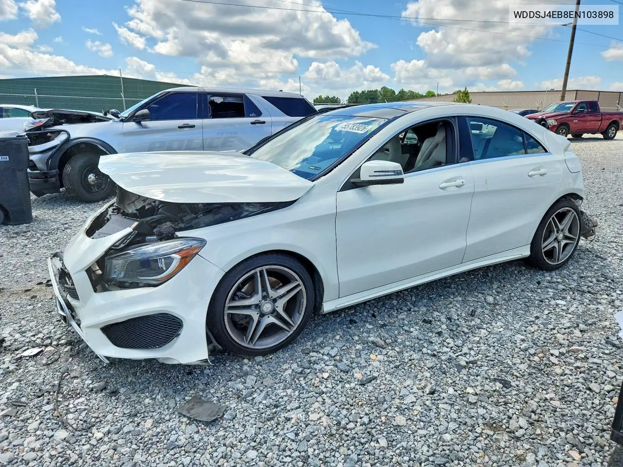 2014 Mercedes-Benz Cla 250 VIN: WDDSJ4EB8EN103898 Lot: 55783926