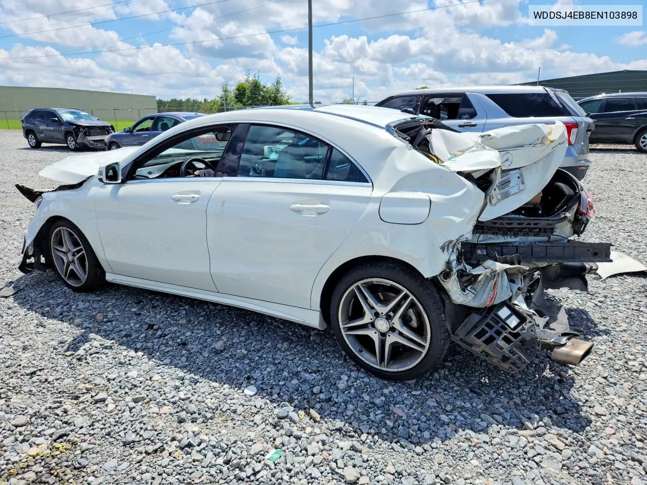 2014 Mercedes-Benz Cla 250 VIN: WDDSJ4EB8EN103898 Lot: 55783926