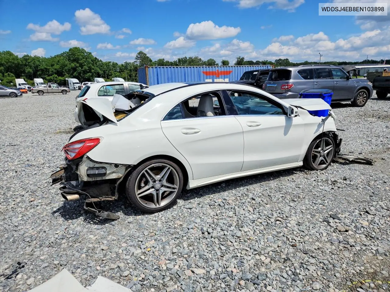 2014 Mercedes-Benz Cla 250 VIN: WDDSJ4EB8EN103898 Lot: 55783926