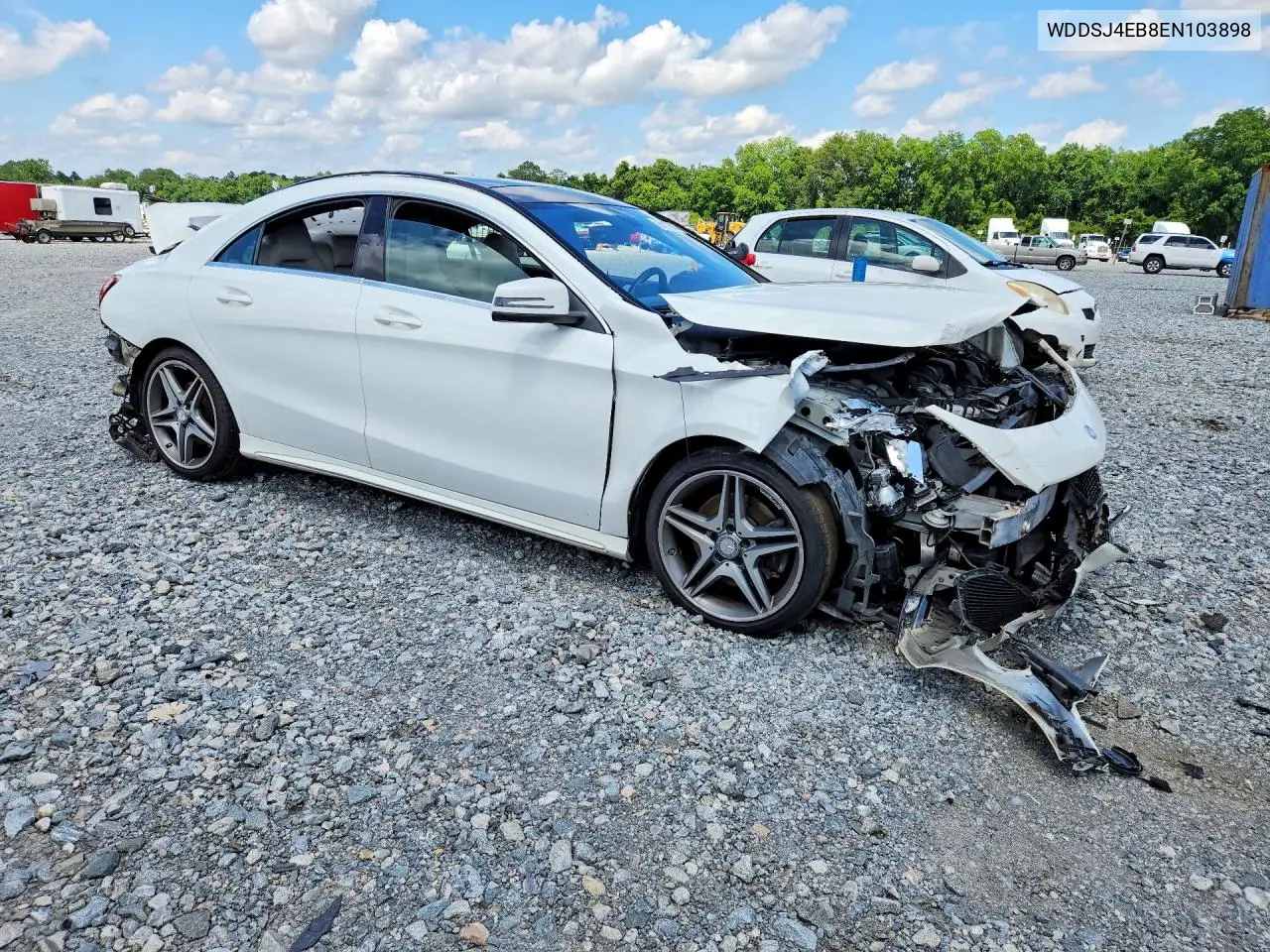 2014 Mercedes-Benz Cla 250 VIN: WDDSJ4EB8EN103898 Lot: 55783926