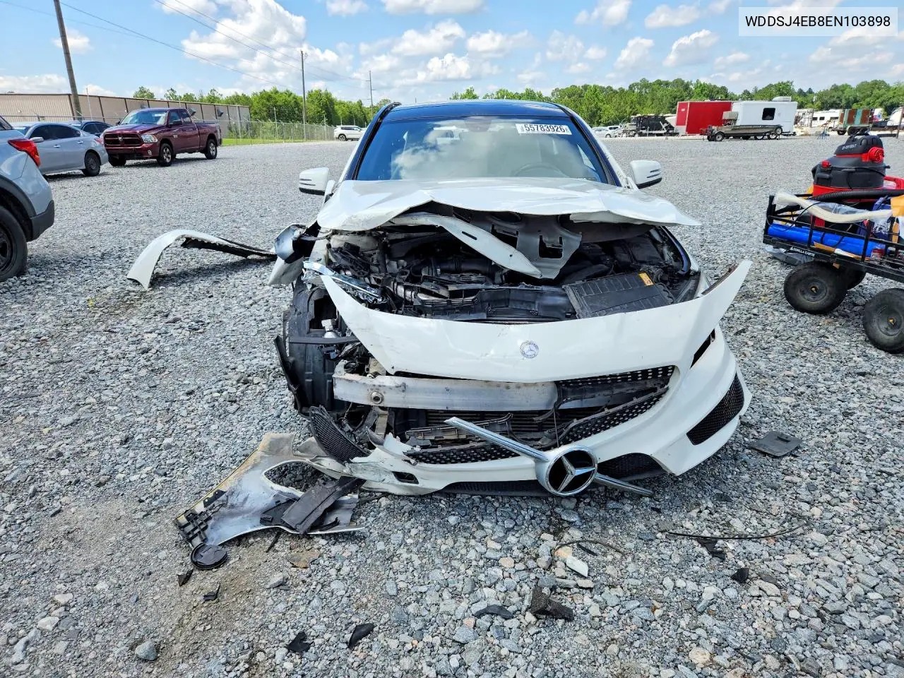 2014 Mercedes-Benz Cla 250 VIN: WDDSJ4EB8EN103898 Lot: 55783926