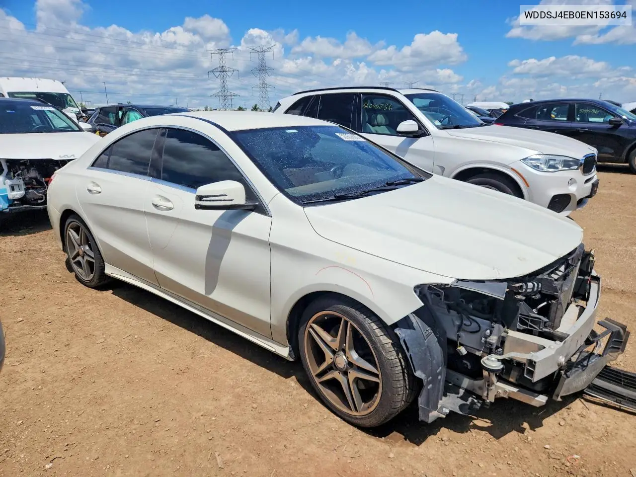 2014 Mercedes-Benz Cla 250 VIN: WDDSJ4EB0EN153694 Lot: 56930696