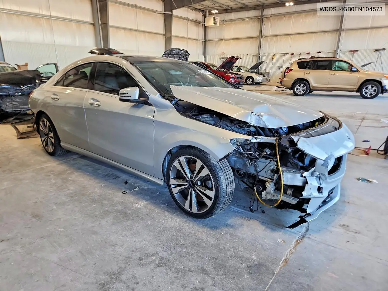 2014 Mercedes-Benz Cla 250 4Matic VIN: WDDSJ4GB0EN104573 Lot: 57316056
