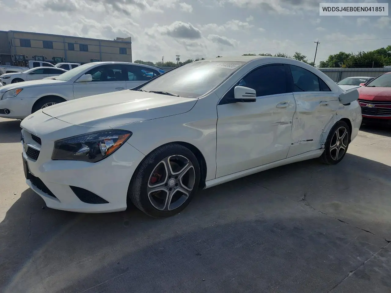 2014 Mercedes-Benz Cla 250 VIN: WDDSJ4EB0EN041851 Lot: 57648936