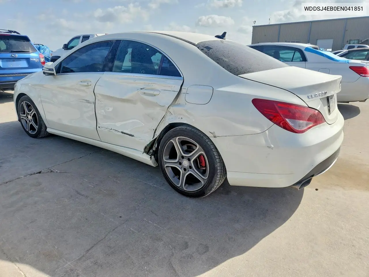 2014 Mercedes-Benz Cla 250 VIN: WDDSJ4EB0EN041851 Lot: 57648936