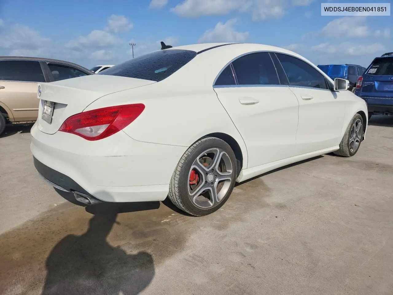 2014 Mercedes-Benz Cla 250 VIN: WDDSJ4EB0EN041851 Lot: 57648936
