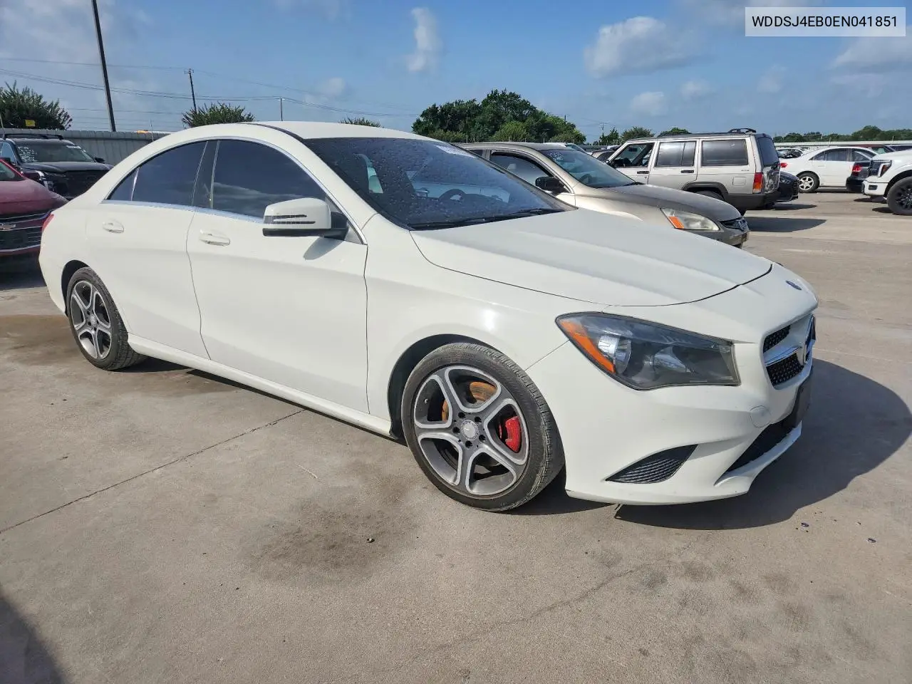 2014 Mercedes-Benz Cla 250 VIN: WDDSJ4EB0EN041851 Lot: 57648936