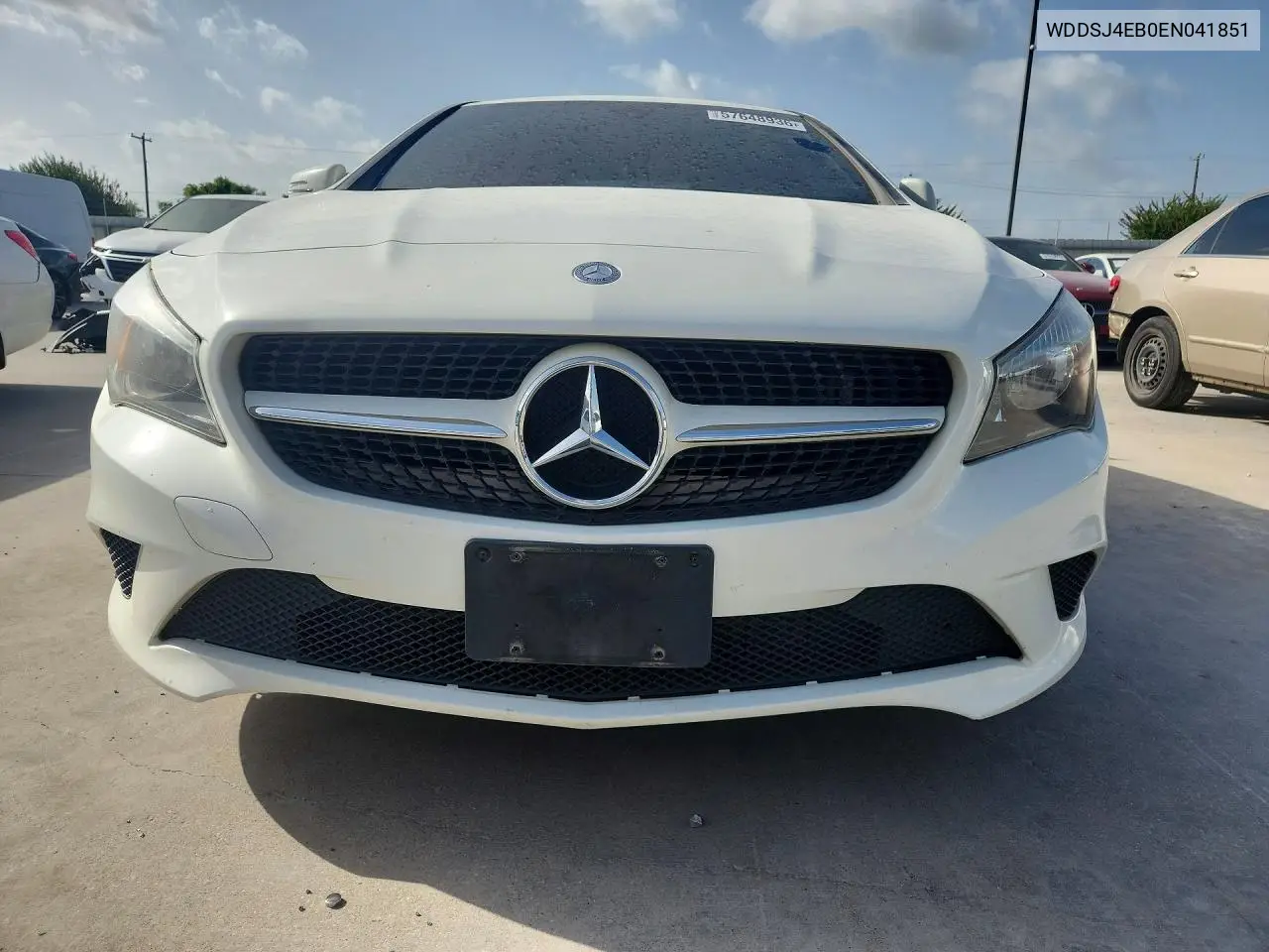 2014 Mercedes-Benz Cla 250 VIN: WDDSJ4EB0EN041851 Lot: 57648936