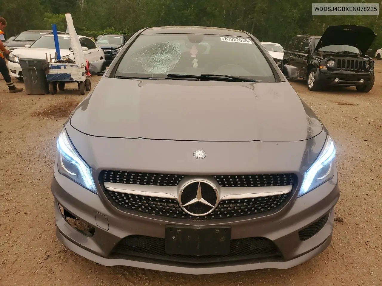 2014 Mercedes-Benz Cla 250 4Matic VIN: WDDSJ4GBXEN078225 Lot: 57832056