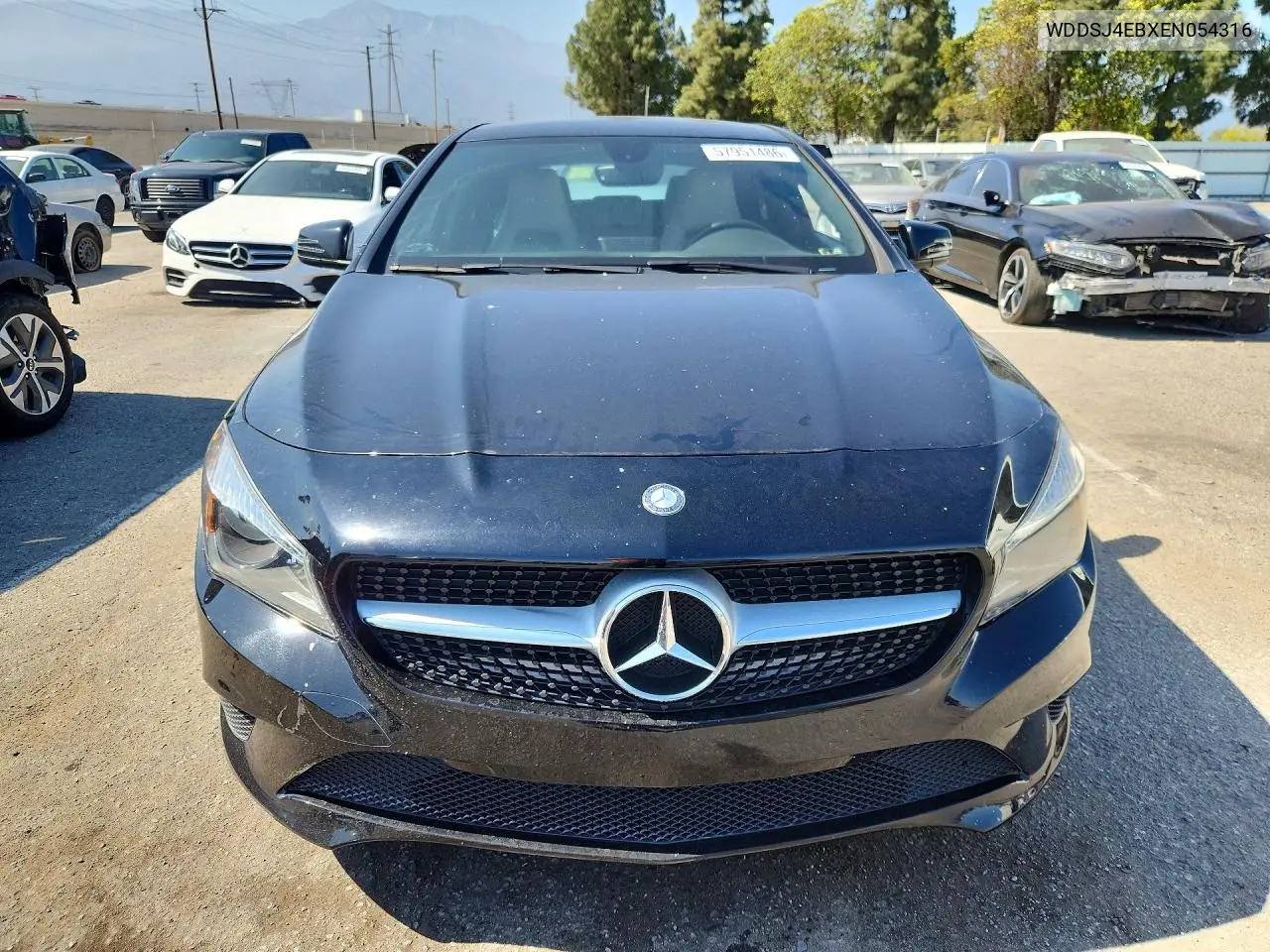 2014 Mercedes-Benz Cla 250 VIN: WDDSJ4EBXEN054316 Lot: 57951486