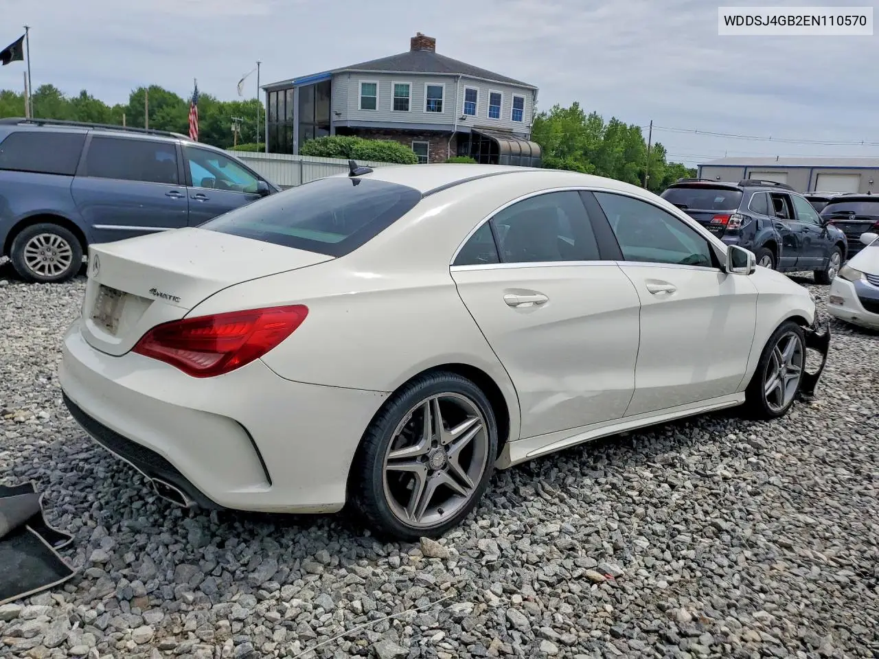 2014 Mercedes-Benz Cla 250 4Matic VIN: WDDSJ4GB2EN110570 Lot: 58320916