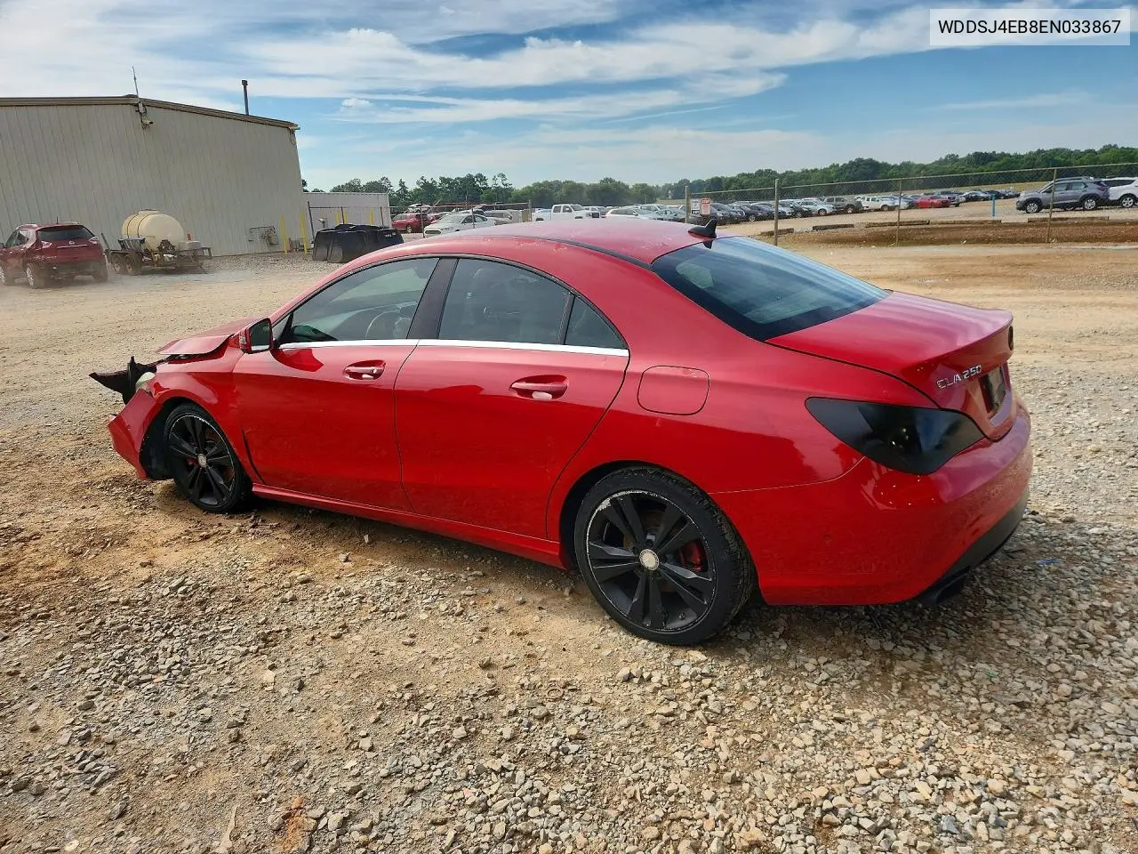 2014 Mercedes-Benz Cla 250 VIN: WDDSJ4EB8EN033867 Lot: 58323756
