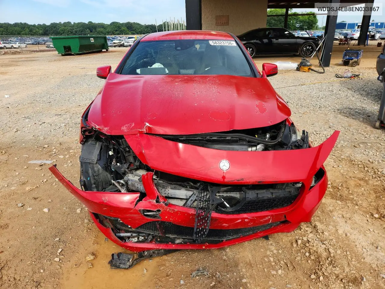 2014 Mercedes-Benz Cla 250 VIN: WDDSJ4EB8EN033867 Lot: 58323756