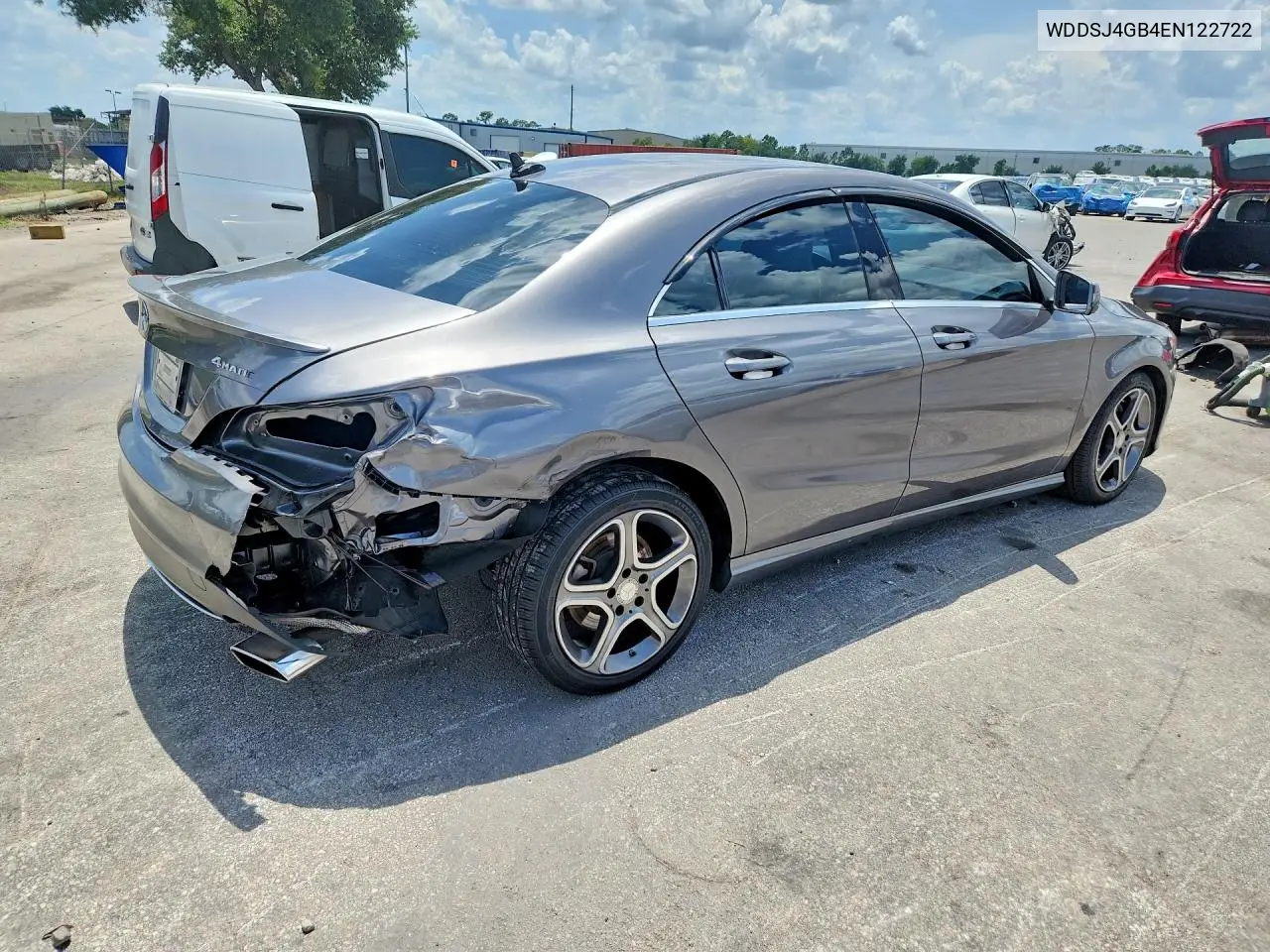 2014 Mercedes-Benz Cla 250 4Matic VIN: WDDSJ4GB4EN122722 Lot: 58721236