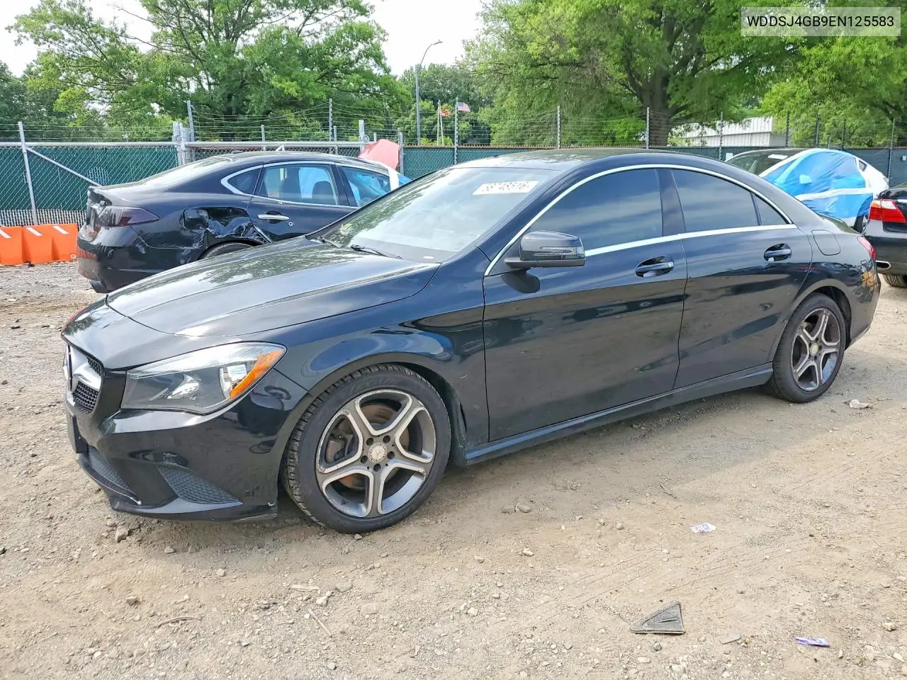2014 Mercedes-Benz Cla 250 4Matic VIN: WDDSJ4GB9EN125583 Lot: 58748516
