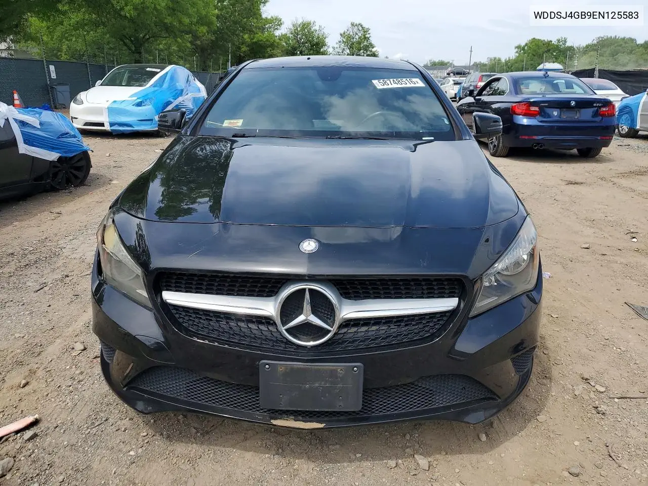 2014 Mercedes-Benz Cla 250 4Matic VIN: WDDSJ4GB9EN125583 Lot: 58748516