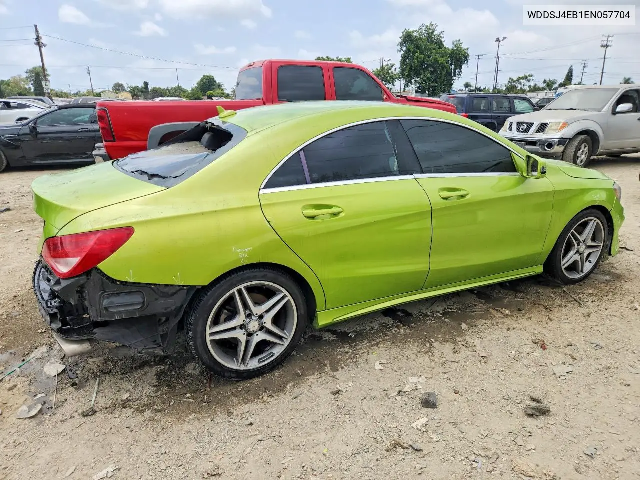2014 Mercedes-Benz Cla 250 VIN: WDDSJ4EB1EN057704 Lot: 59011186
