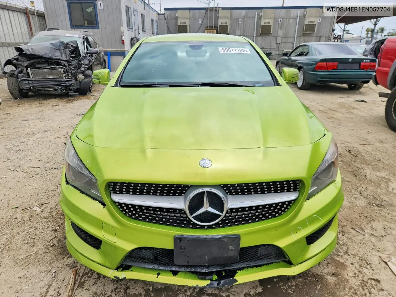 2014 Mercedes-Benz Cla 250 VIN: WDDSJ4EB1EN057704 Lot: 59011186