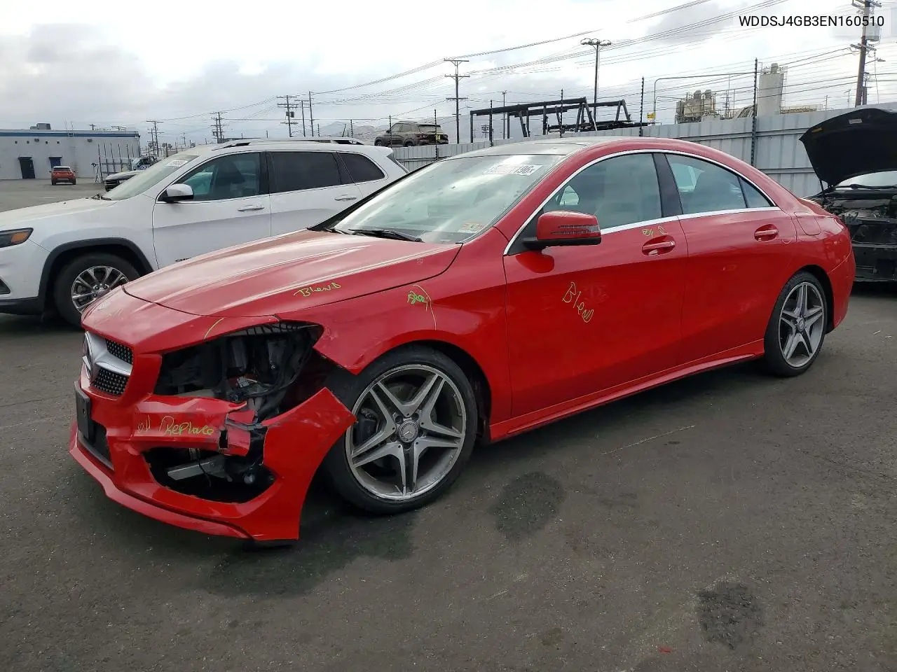 2014 Mercedes-Benz Cla 250 4Matic VIN: WDDSJ4GB3EN160510 Lot: 59261196