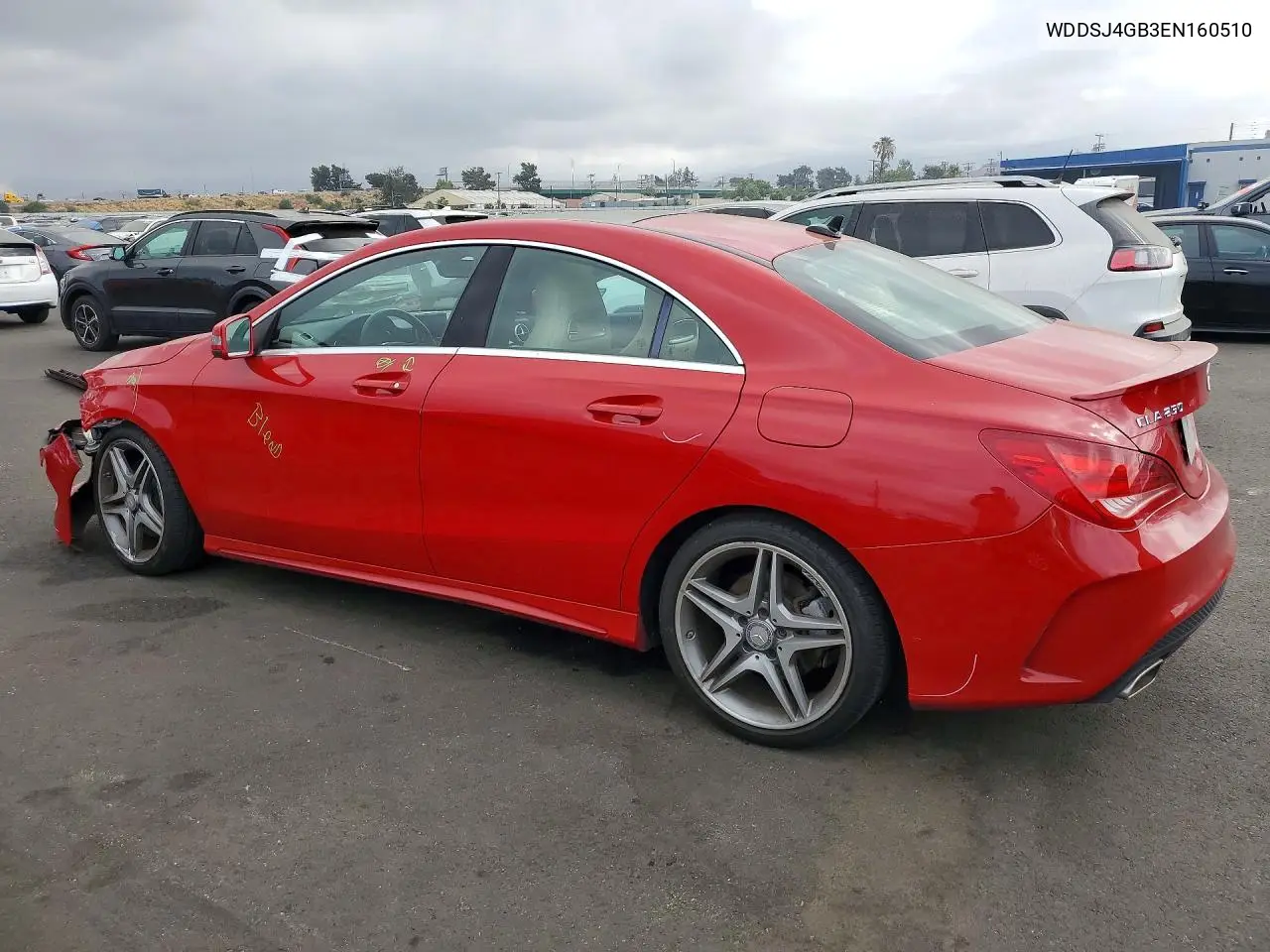 2014 Mercedes-Benz Cla 250 4Matic VIN: WDDSJ4GB3EN160510 Lot: 59261196