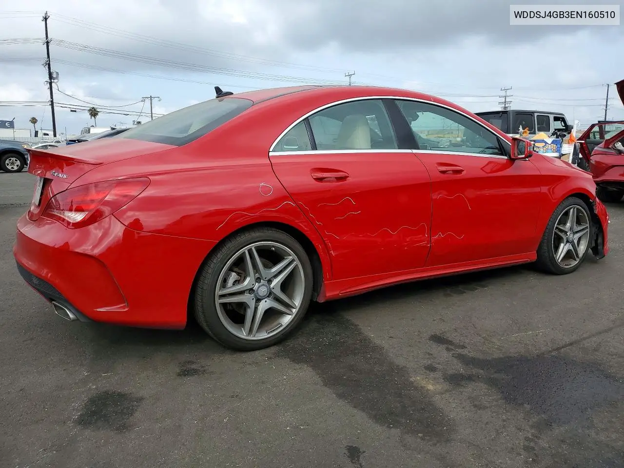 2014 Mercedes-Benz Cla 250 4Matic VIN: WDDSJ4GB3EN160510 Lot: 59261196