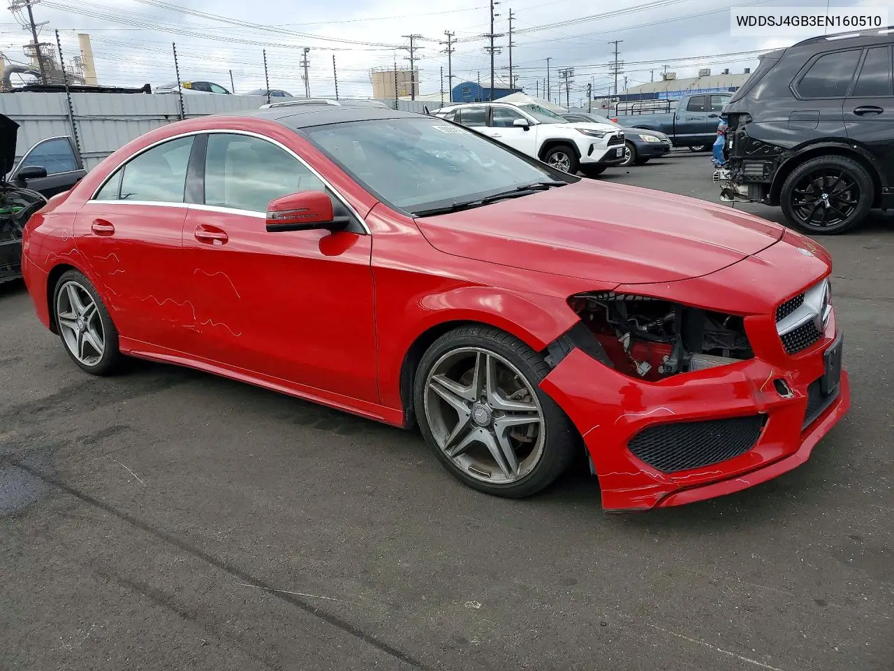 2014 Mercedes-Benz Cla 250 4Matic VIN: WDDSJ4GB3EN160510 Lot: 59261196