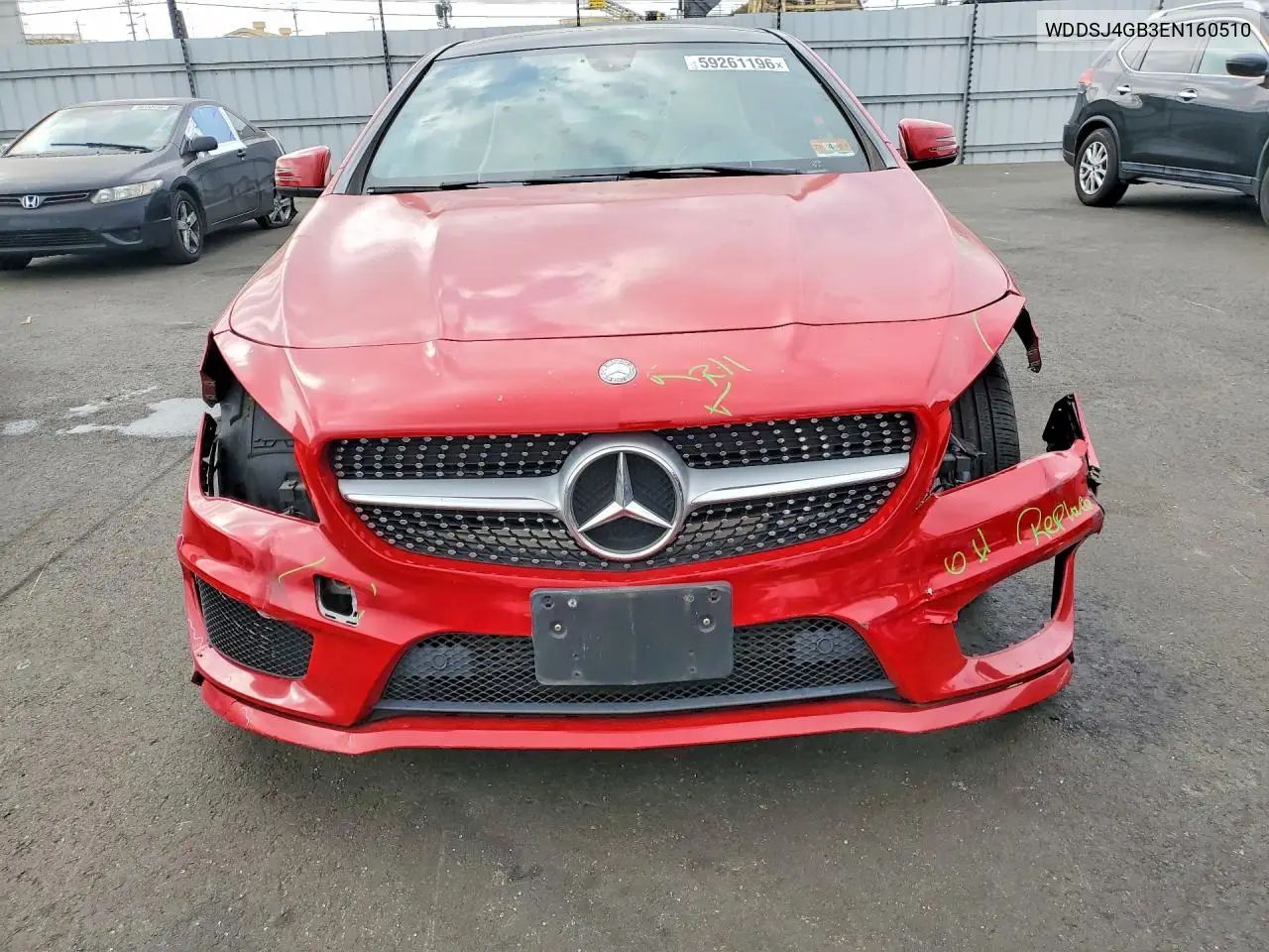 2014 Mercedes-Benz Cla 250 4Matic VIN: WDDSJ4GB3EN160510 Lot: 59261196