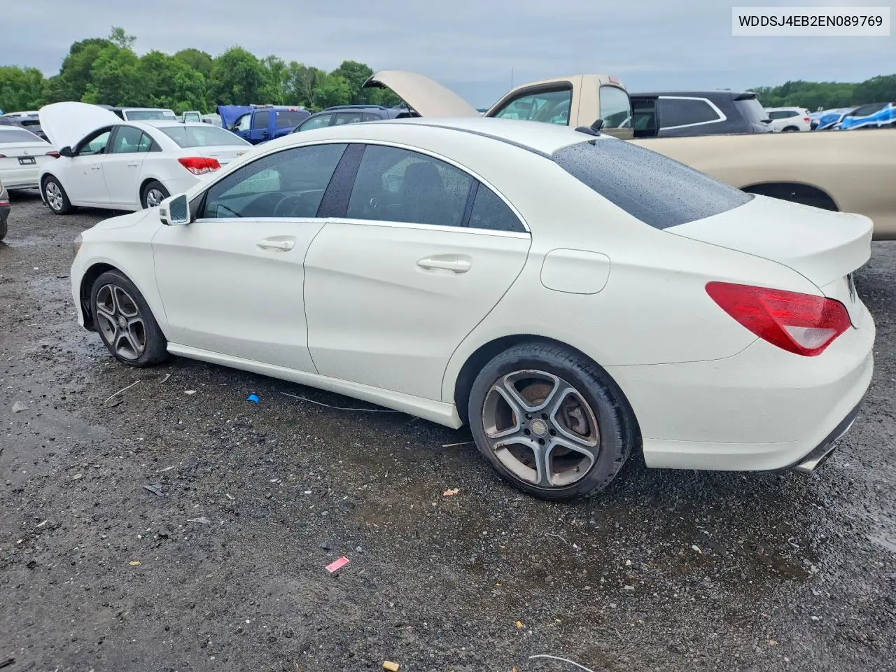 2014 Mercedes-Benz Cla 250 VIN: WDDSJ4EB2EN089769 Lot: 59369076