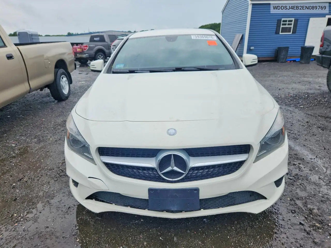2014 Mercedes-Benz Cla 250 VIN: WDDSJ4EB2EN089769 Lot: 59369076
