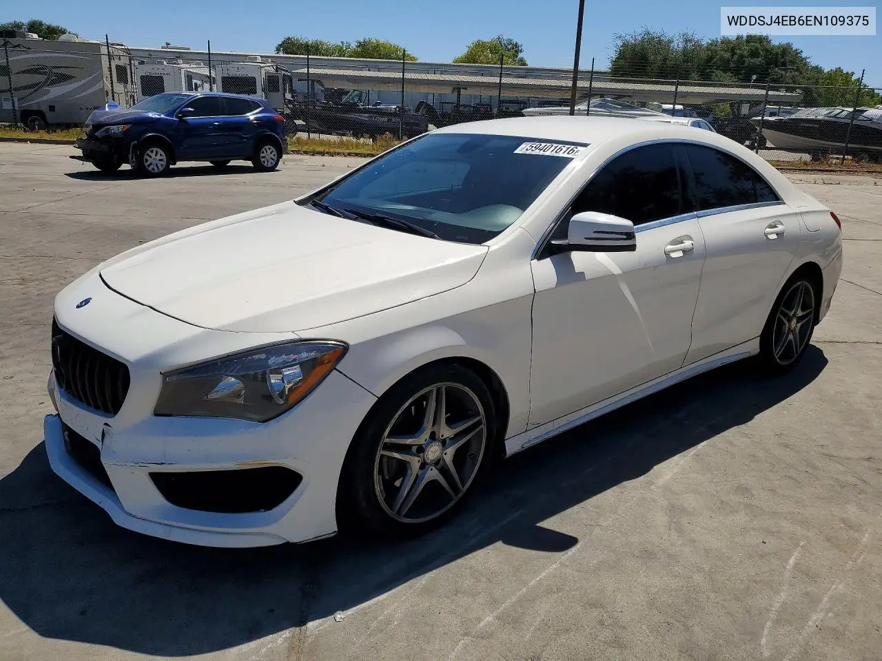 2014 Mercedes-Benz Cla 250 VIN: WDDSJ4EB6EN109375 Lot: 59401616