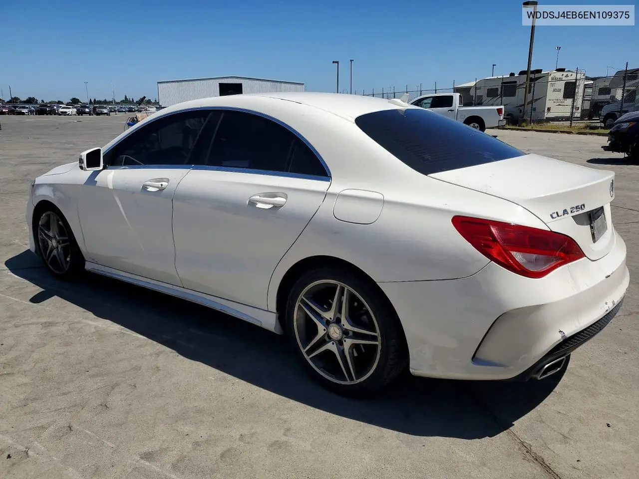 2014 Mercedes-Benz Cla 250 VIN: WDDSJ4EB6EN109375 Lot: 59401616