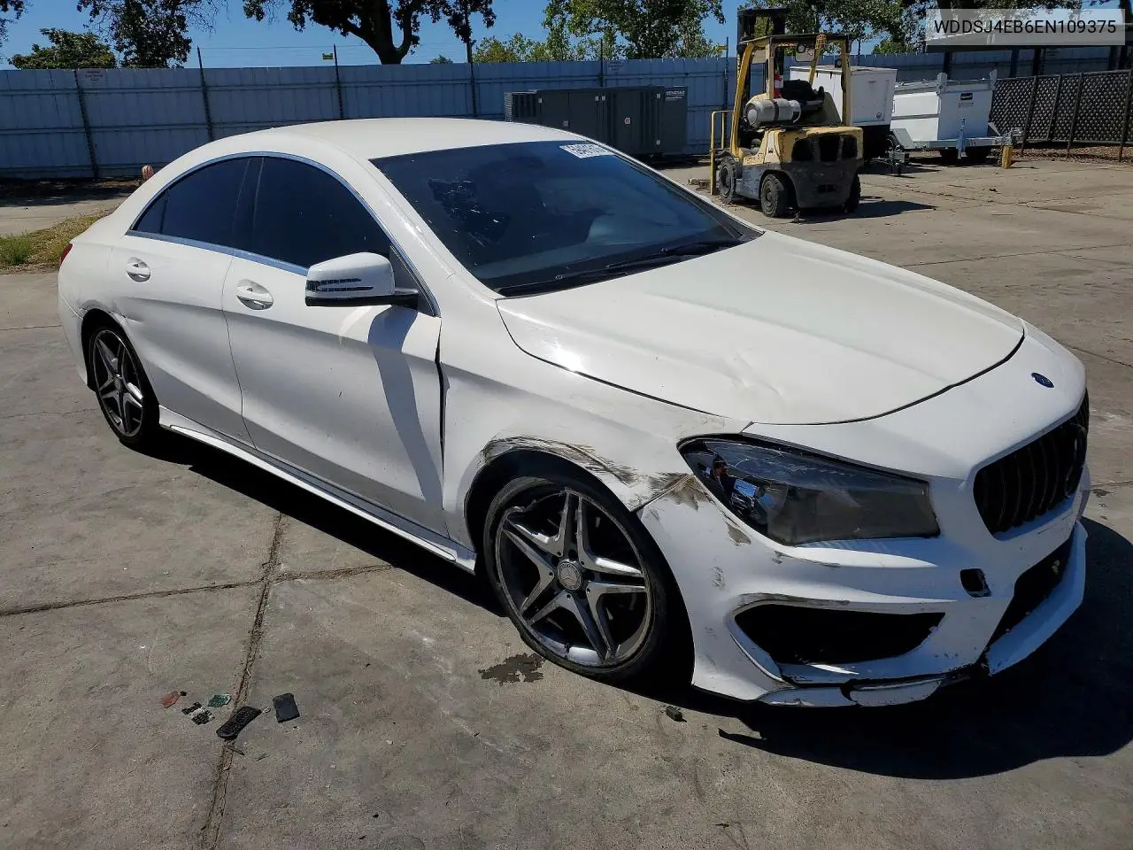 2014 Mercedes-Benz Cla 250 VIN: WDDSJ4EB6EN109375 Lot: 59401616