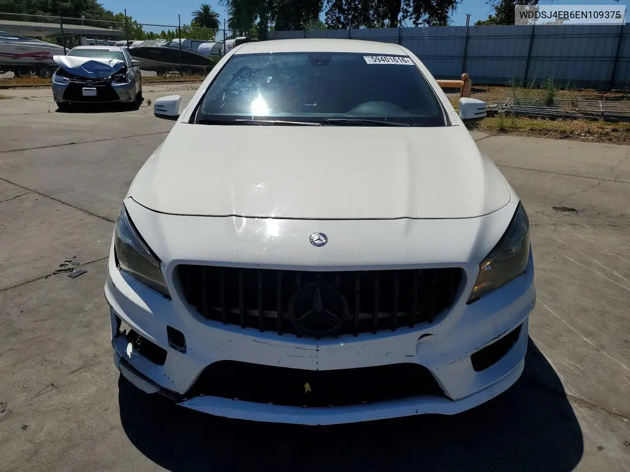 2014 Mercedes-Benz Cla 250 VIN: WDDSJ4EB6EN109375 Lot: 59401616